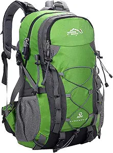 INOXTO lightweight Hiking Backpack 35L/40L Hiking Daypack with Waterproof Rain Cover for Travel Camping Outdoor Men and Women