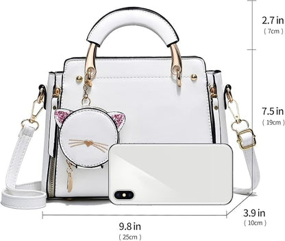 Xiaoyu Fashion Purses and Handbags for Women Ladies Crossbody Bags Top Handle Satchel Shoulder Bags Small Totes