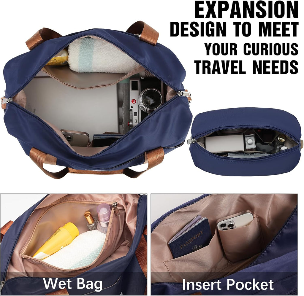 LONG VACATION Carry On Luggage Sets 3 Piece 20 Inch Suitcase Set, ABS+PC Hardshell Lightweight Travel Luggage