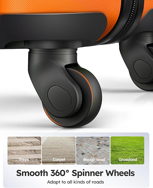 Suitour Luggage Sets 2 Piece with Spinner Wheels,Hard Shell 20 Carry on Suitcase and 28 inch Luggage with Spinner Wheels Suitcase Set with TSA Lock(20in/28in)