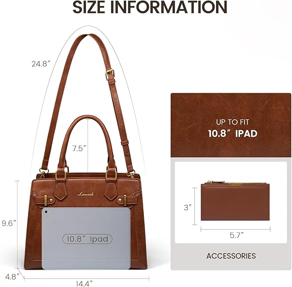 LOVEVOOK Purses and Handbags for Women, Tote Shoulder Bag Satchel Black Purse and PU Leather Top Handle for ladies