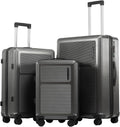 3-Piece Lightweight Luggage Set with TSA Lock, 20/24/28 Inch Expandable Hardshell Spinner Suitcase - 360° Silent Wheels for International Travel