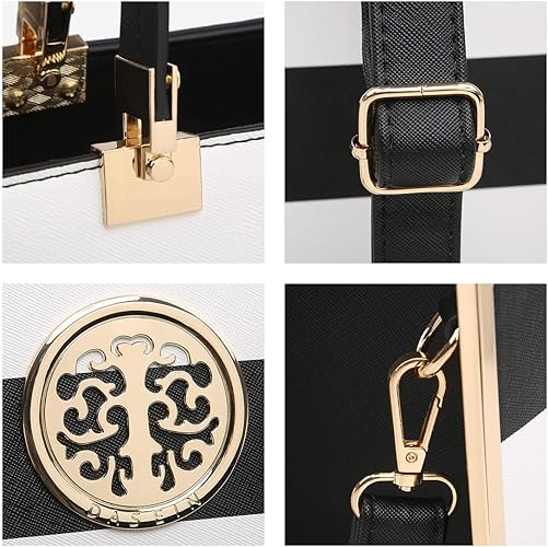 Dasein Women Purses and Handbags Top Handle Satchel Bags Large Shoulder Work Bag Tote with Wallet