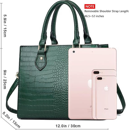 CHICAROUSAL Crossbody Purses and Handbags for Women PU Leather Tote Top Handle Satchel Shoulder Bags