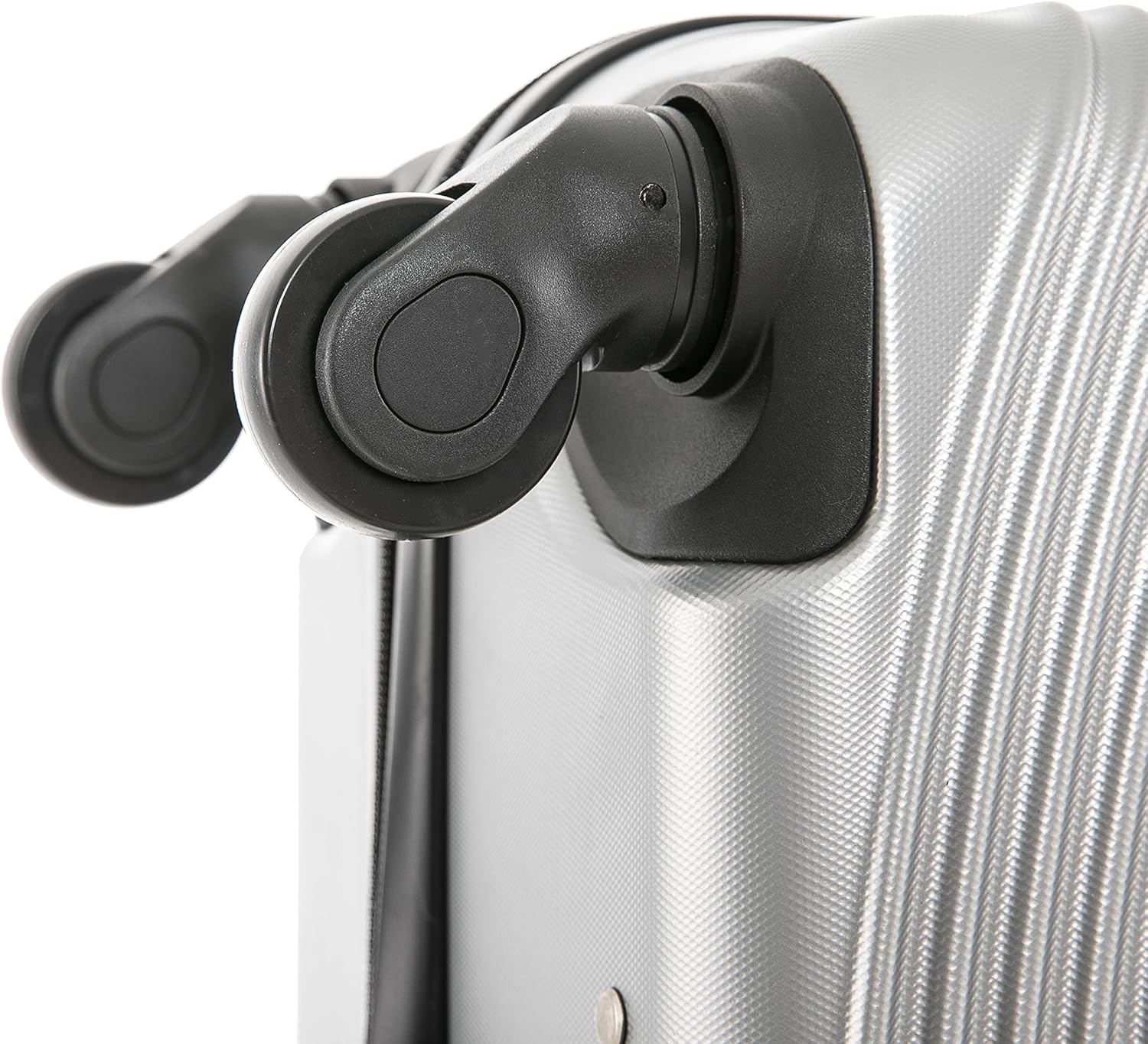 DUKAP INCEPTION Luggage with Spinner Wheels | Durable Lightweight Hardshell Suitcase, Travel Bag with Handle and Trolley, 20-Inch Carry On Small Luggage | Silver