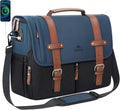 MATEIN Messenger Bag for Men with USB Charging Port, Large Crossbody Satchel 15.6 inch School Laptop Bags with Shoulder Strap, Water Resistant Work Computer Briefcase for Office Commuting College