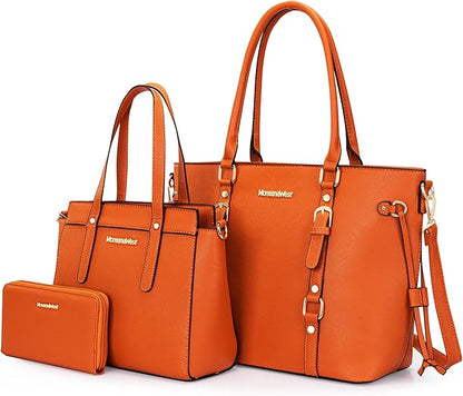 Montana West 3PCS Purses for Women Tote Bag and Wallet Set Shoulder Satchel Handbags