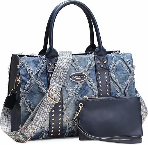 Dasein Purses Handbags for Women Tote Wallet Set Top Handle Satchel Shoulder Hobo Bag 3pcs