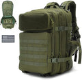 gracedon Tactical Backpack - Military Molle Bag 3 Days Pack for men and Women Large Assault Rucksack 45L (Green)