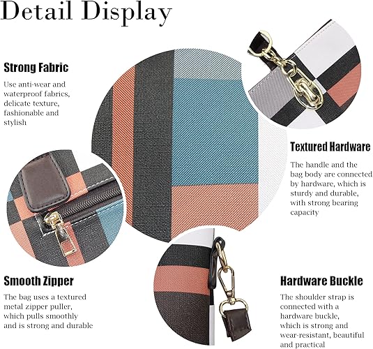 Purses and Handbags for Women Synthetic Leather Tote Crossbody Bags Satchel Purses Set 6pcs