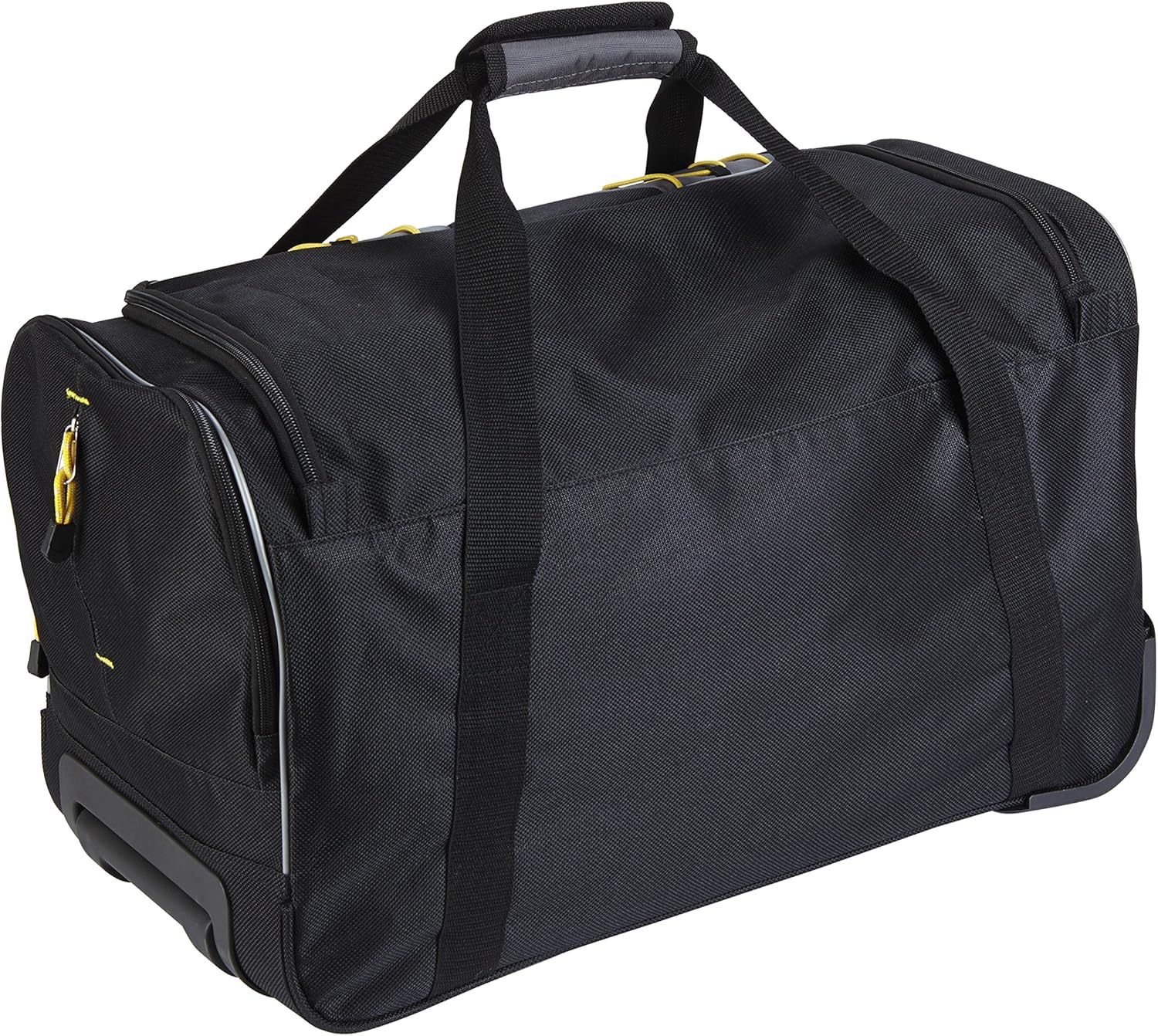 TPRC Sierra Madre II Upright Rolling Duffel Bag, Black/Gray, 21-Inch